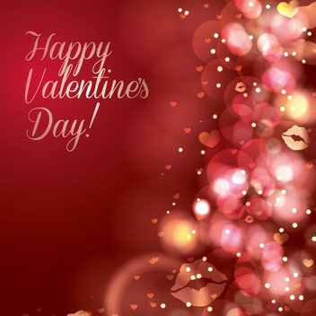 Sparkling Valentine's Card - бесплатный vector #205863