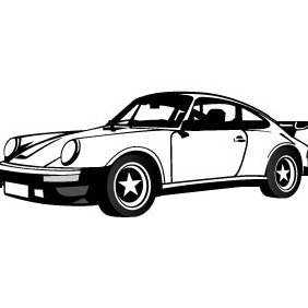 Porsche Car Vector - бесплатный vector #206403