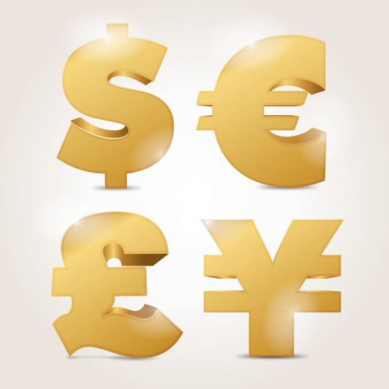 Currency Symbols - Kostenloses vector #206483