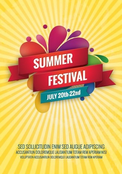 Summer Festival - бесплатный vector #207433