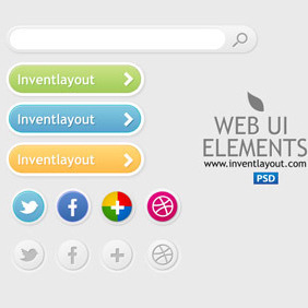 Web UI Elements - Free vector #207443