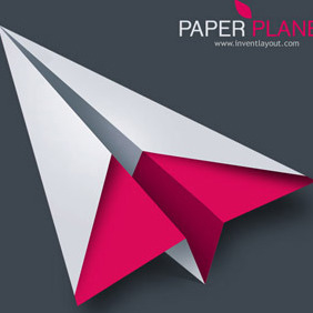 Paper Plane - Free vector #208273