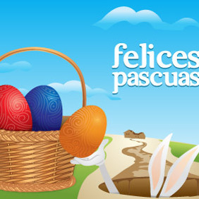 Travesuras Del Conejo De Pascuas - Free vector #208573