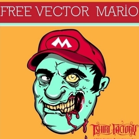 Zombie Mario - Free vector #210543