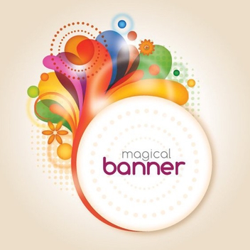 Magical Banner - Free vector #212223