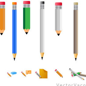 Vector Pencils - Kostenloses vector #212483