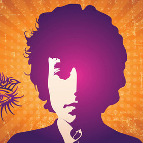 Bob Dylan - vector #212793 gratis