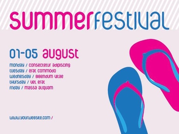 Summer Festival Poster - бесплатный vector #212963