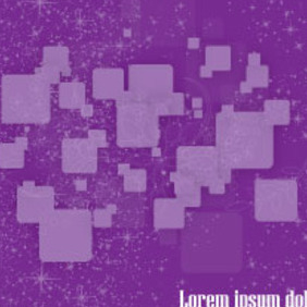 Purpluse Background With Stars And Squars - Kostenloses vector #213743