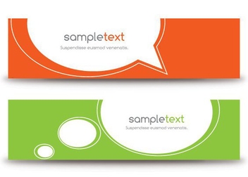 Minimal Banners - Free vector #214003
