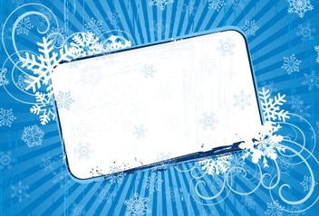 Snow Banner - vector #217833 gratis