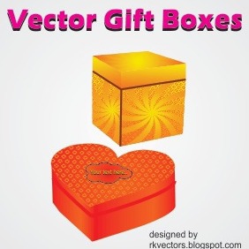 Vector Gift Boxes - vector gratuit #218943 
