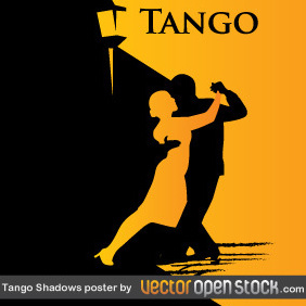Tango Shadows Poster - Free vector #220023