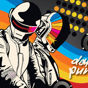 Daft Punk - бесплатный vector #220293