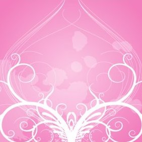 Floral Ornament Rose Background - Kostenloses vector #220683