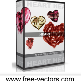 Heart Vectors - бесплатный vector #222573