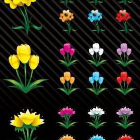 Spring Flowers - vector #223403 gratis