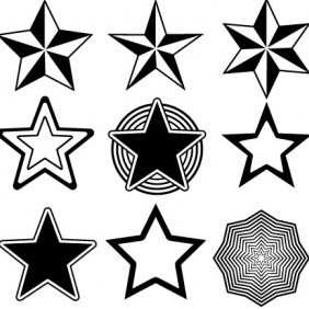 Random Free Star Vectors Part 13 Stars - vector gratuit #223783 