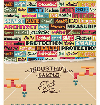 Free with industrial typography elements vector - Kostenloses vector #224173