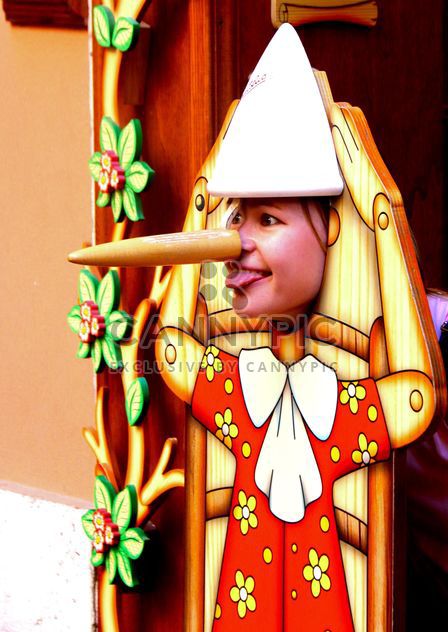 Pinocchio mask, funny - image #271633 gratis