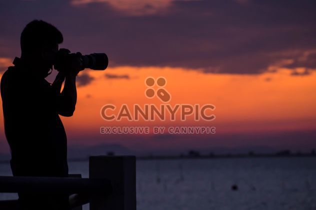 Silhouettes at sunset - image gratuit #271893 