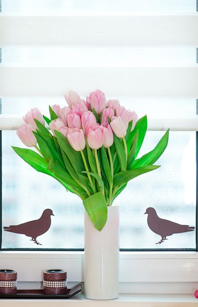 Bouquet of pink tulips - image #272583 gratis