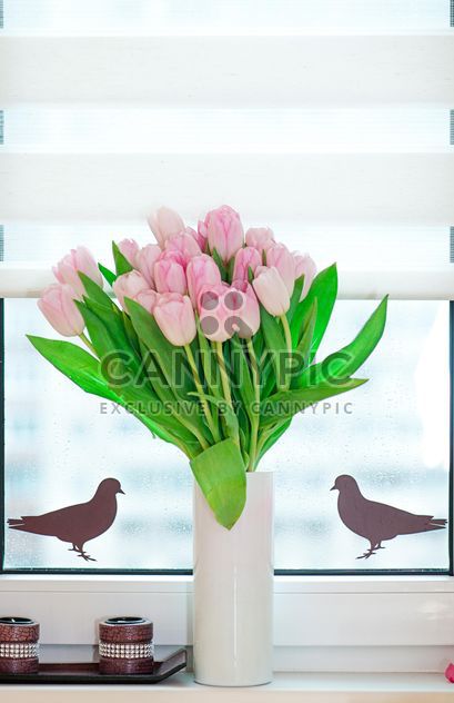 Bouquet of pink tulips - image gratuit #272583 