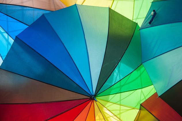 Rainbow umbrellas - image gratuit #273143 