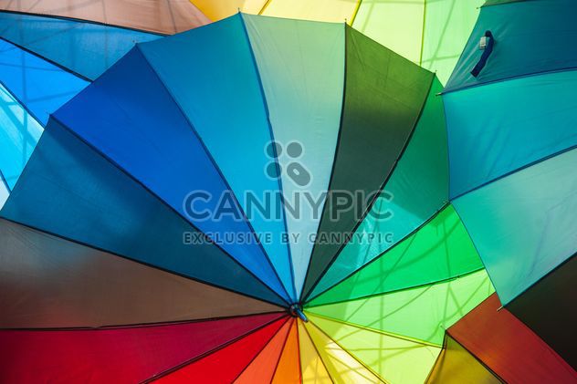 Rainbow umbrellas - image #273143 gratis