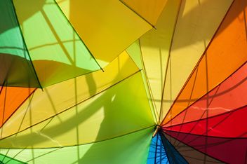 Rainbow umbrellas - Free image #273153