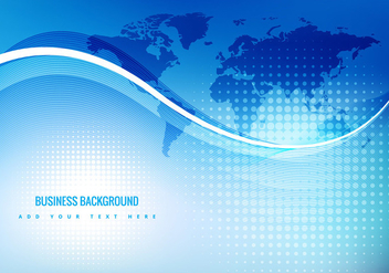 Blue business background - Kostenloses vector #274063