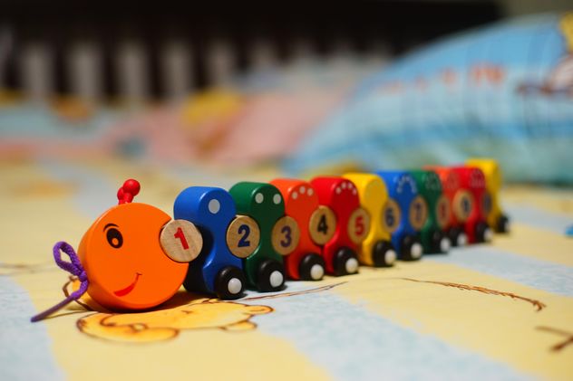 #Caterpillar #train, 1 to 10 Numbers, wooden toys. #mylastphoto?? - image gratuit #274783 