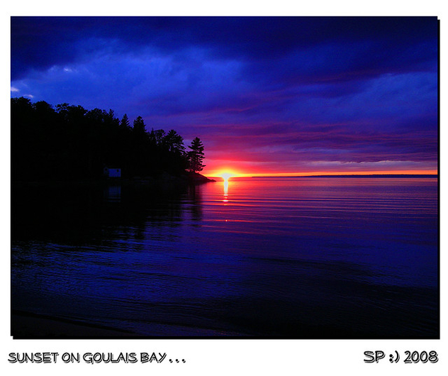 sunset on goulais bay... - Free image #279063