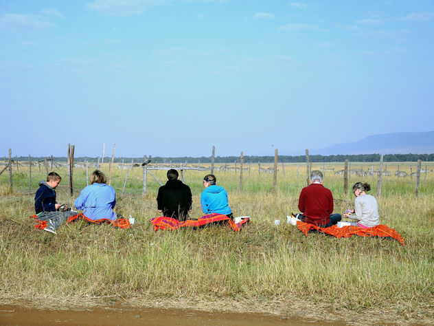 Kenya (Masai Mara) Lunch time before starting safari - image #302753 gratis