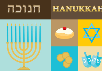 Hanukkah - vector gratuit #303083 