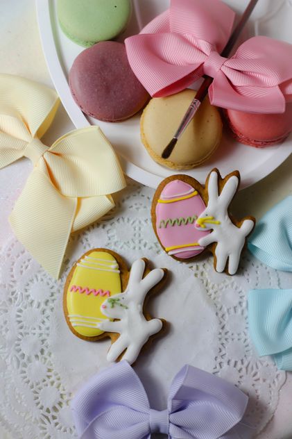 Cookies decorated with ribbons - Free image #303253