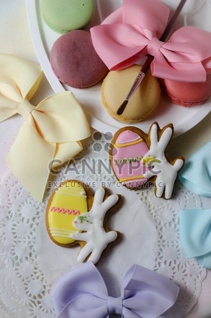 Cookies decorated with ribbons - Kostenloses image #303253