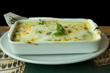 baked spinach with cheese - image #304023 gratis
