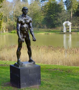 Auguste Rodin exhibition in National park in Gwynedd - бесплатный image #304493