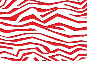 Red And White Zebra Print Background - vector gratuit #304803 