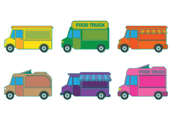 Food Truck Vector - Kostenloses vector #305803