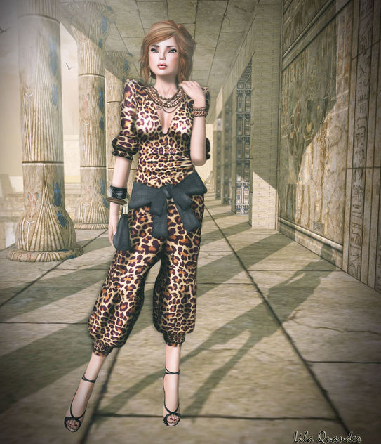 Fashionably Late - Orion - Body Suit-Leopard - image gratuit #314653 