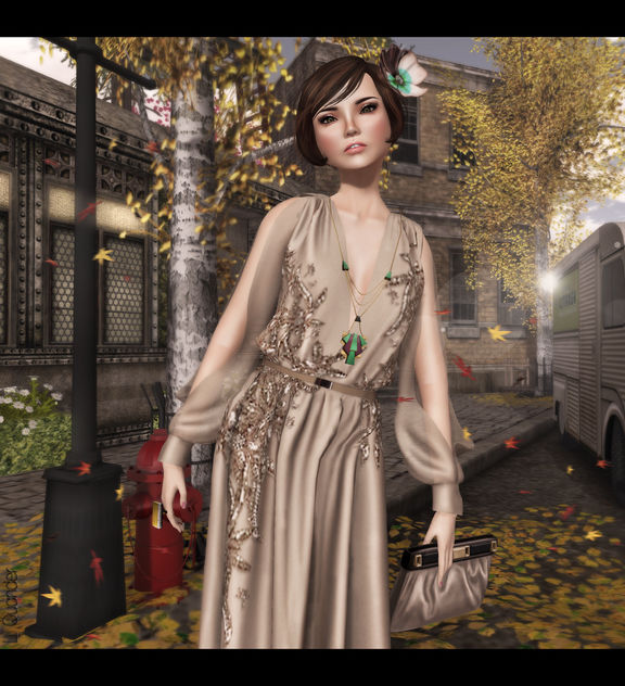C88 August - ISON - dazzle gown, [monso] My Hair - Daisy, -Glam Affair - Katya - Europa 05 F & LaGyo_Helen long necklace Gold - бесплатный image #315783