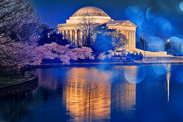 Bokeh Jefferson Memorial - image gratuit #324463 