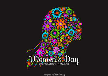Free Women's Day Vector Background - vector gratuit #327423 