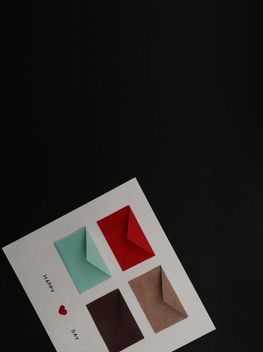 Postcard with colorful envelopes - бесплатный image #328173
