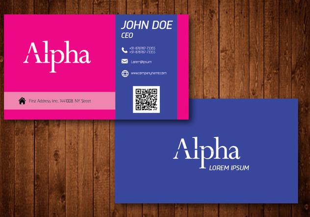 Creative Business Card - Free vector #330553