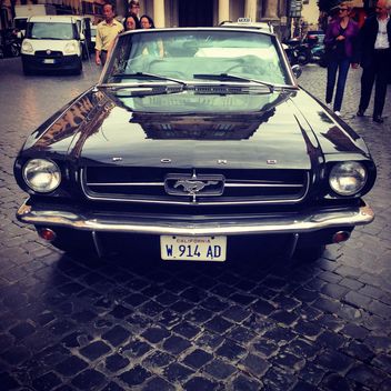 Black Ford Mustang car - бесплатный image #331033