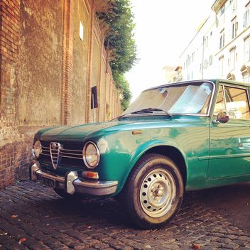 Green Alfa Romeo car - Free image #331493