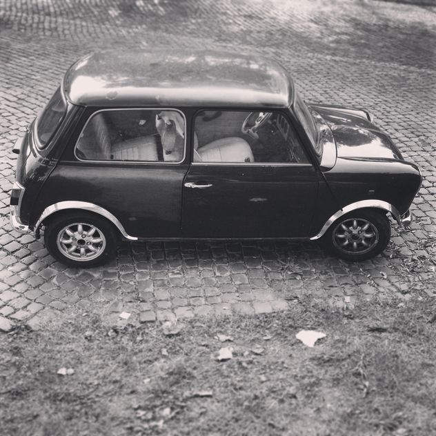 Retro Mini Cooper car - image gratuit #331653 